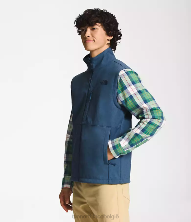 kleding 280T200 schaduwblauwe heide top bionisch vest Heren The North Face