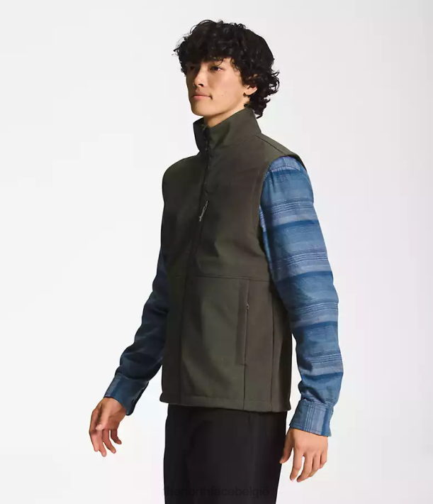 kleding 280T201 nieuwe taupe groene donkere heide top bionisch vest Heren The North Face