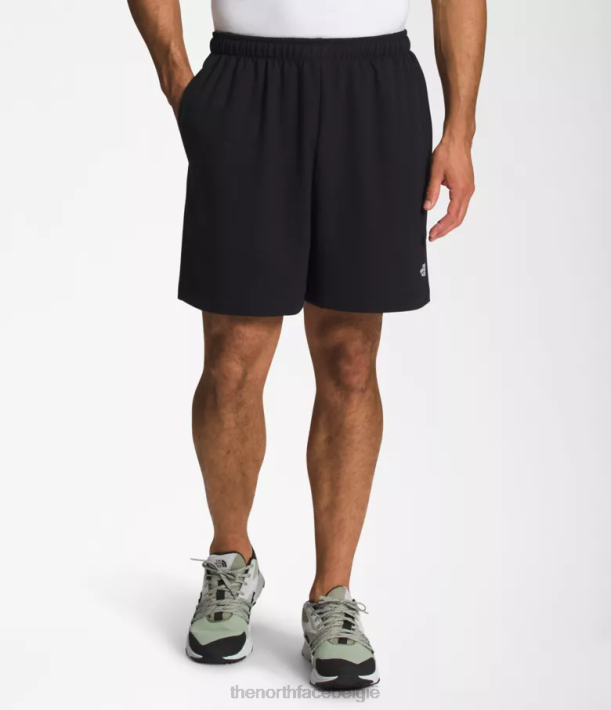 kleding 280T361 tn zwart eenvoudige fleeceshort met logo Heren The North Face