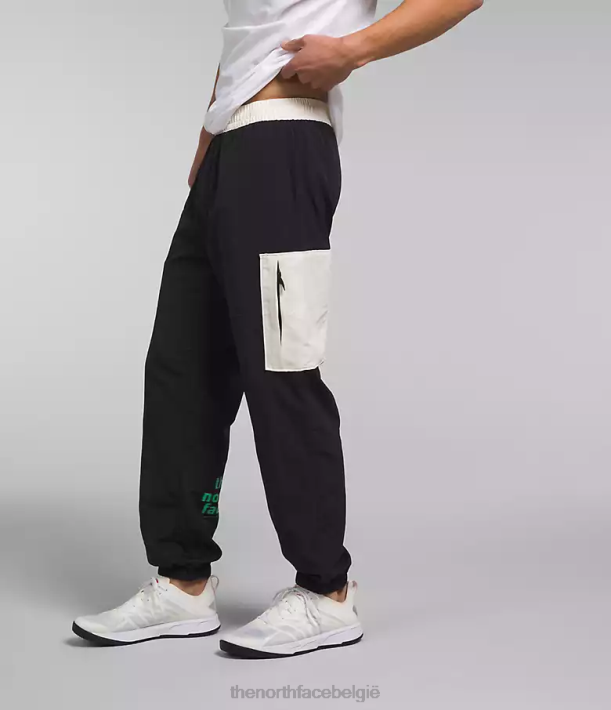 kleding 280T489 tnf zwart/gardenia wit Tnf nylon gemakkelijke broek Heren The North Face
