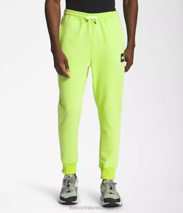 kleding 280T1040 led geel/tnf zwart box nse joggers Heren The North Face