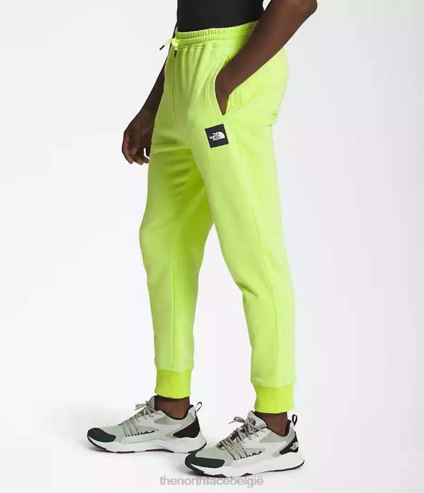 kleding 280T1040 led geel/tnf zwart box nse joggers Heren The North Face