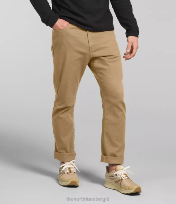 kleding 280T129 kaki steen veld5-pocketbroek Heren The North Face