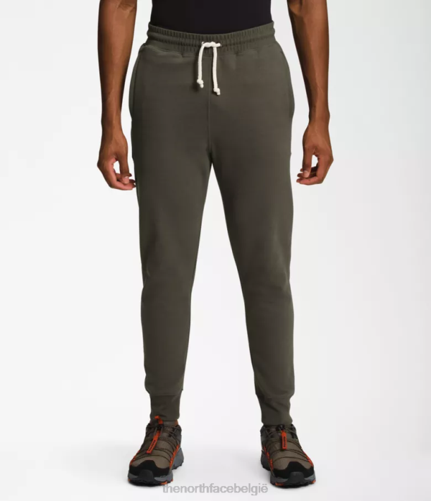 kleding 280T309 nieuw taupegroen Heritage patch-joggingbroek Heren The North Face