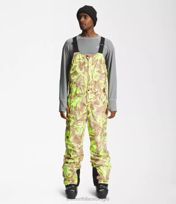 kleding 280T657 utility bruine verfkwastafdruk vrijheid slabbetjes Heren The North Face