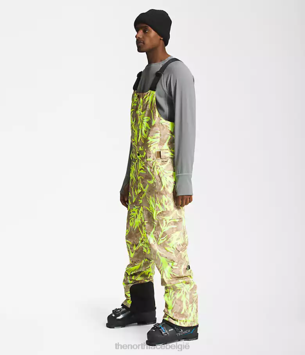 kleding 280T657 utility bruine verfkwastafdruk vrijheid slabbetjes Heren The North Face