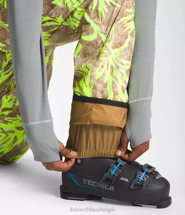 kleding 280T657 utility bruine verfkwastafdruk vrijheid slabbetjes Heren The North Face