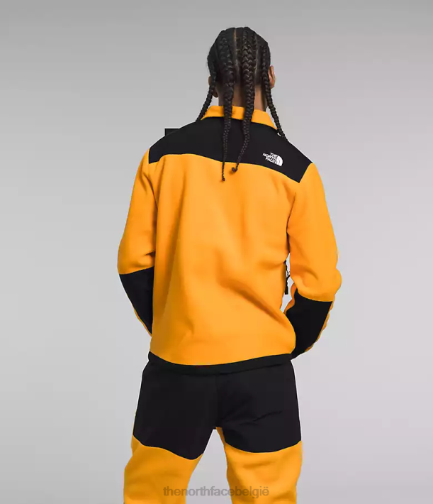 kleding 280T193 top goud/tnf zwart denali jas Heren The North Face