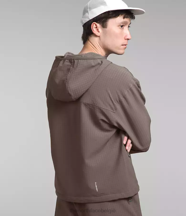 kleding 280T832 valk bruin Tekware grid-hoodie Heren The North Face