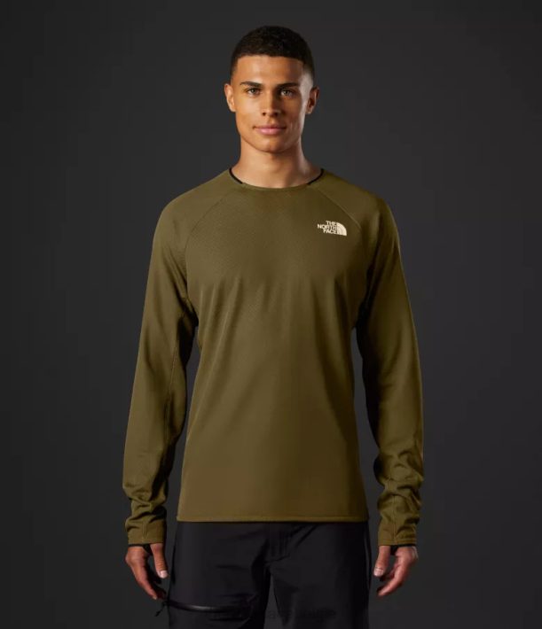 kleding 280T123 militaire olijf Summit-serie futurefleece-crew Heren The North Face
