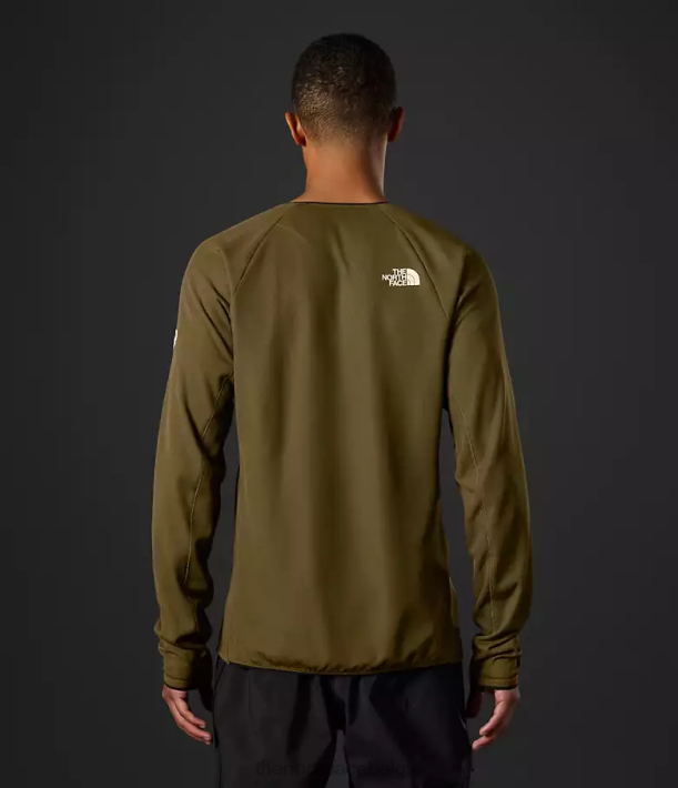 kleding 280T123 militaire olijf Summit-serie futurefleece-crew Heren The North Face