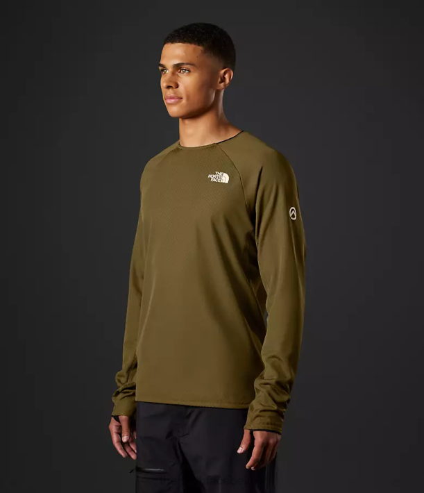 kleding 280T123 militaire olijf Summit-serie futurefleece-crew Heren The North Face