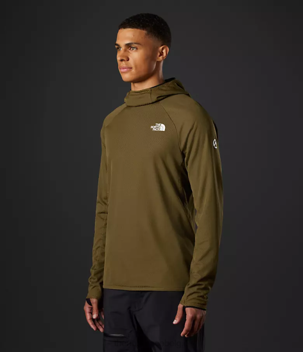 kleding 280T348 militaire olijf Summit-serie futurefleece lt pullover-hoodie Heren The North Face