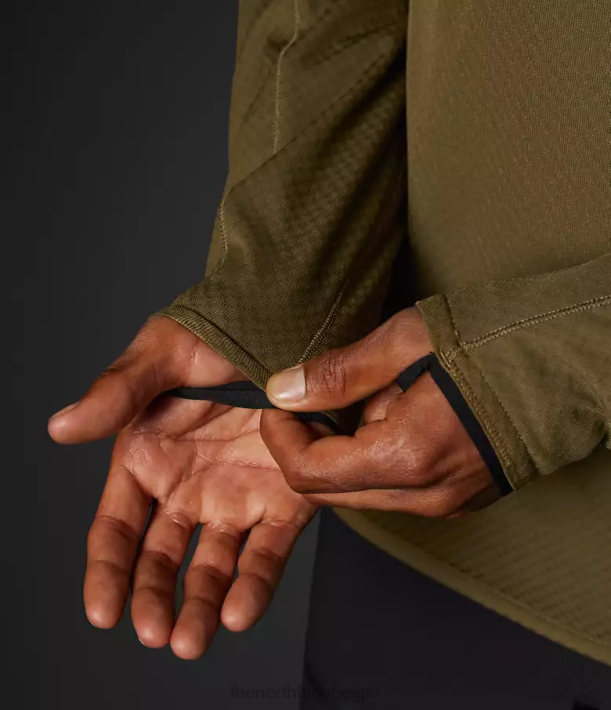 kleding 280T351 militaire olijf Summit-serie futurefleece lt-zip Heren The North Face