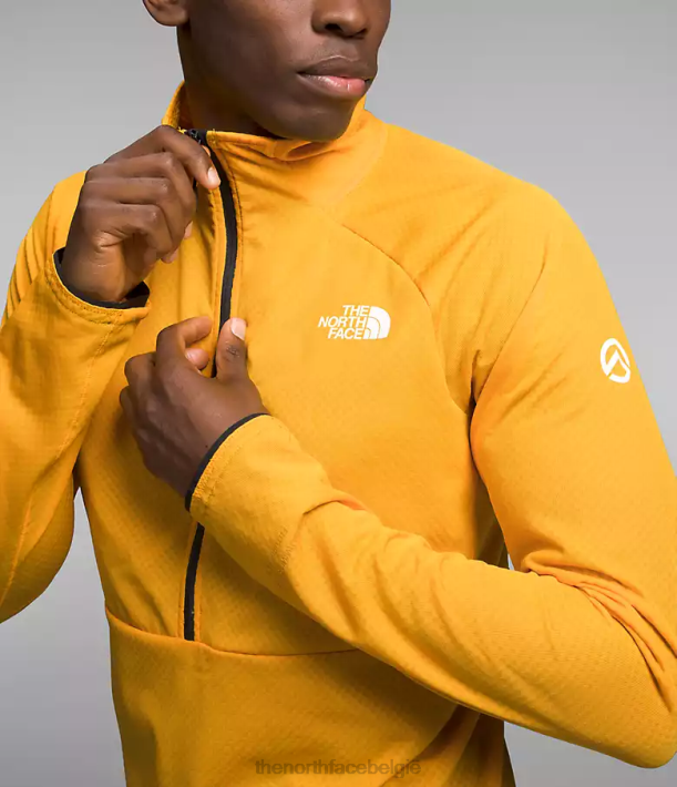 kleding 280T354 top goud Summit-serie futurefleece lt-zip Heren The North Face