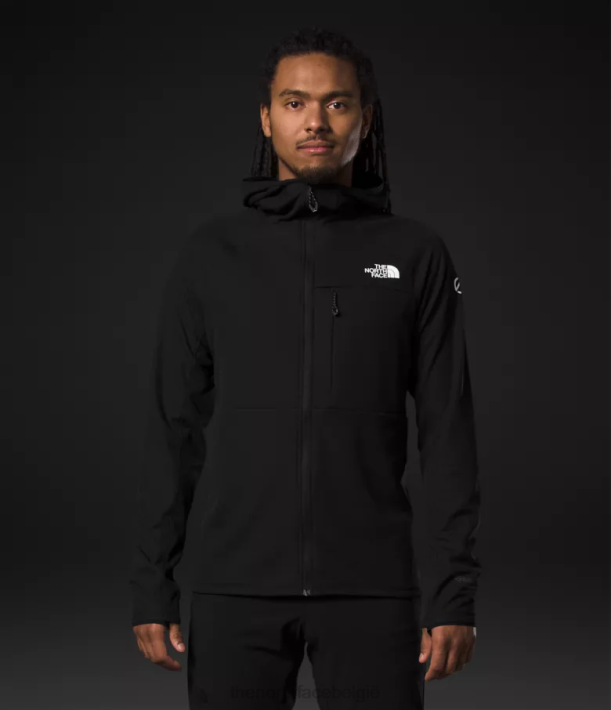 kleding 280T403 tn zwart Summit-serie futurefleece hoodie met volledige ritssluiting Heren The North Face