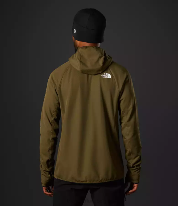 kleding 280T404 militaire olijf Summit-serie futurefleece hoodie met volledige ritssluiting Heren The North Face
