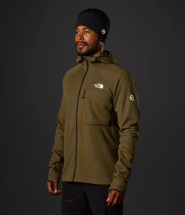 kleding 280T404 militaire olijf Summit-serie futurefleece hoodie met volledige ritssluiting Heren The North Face