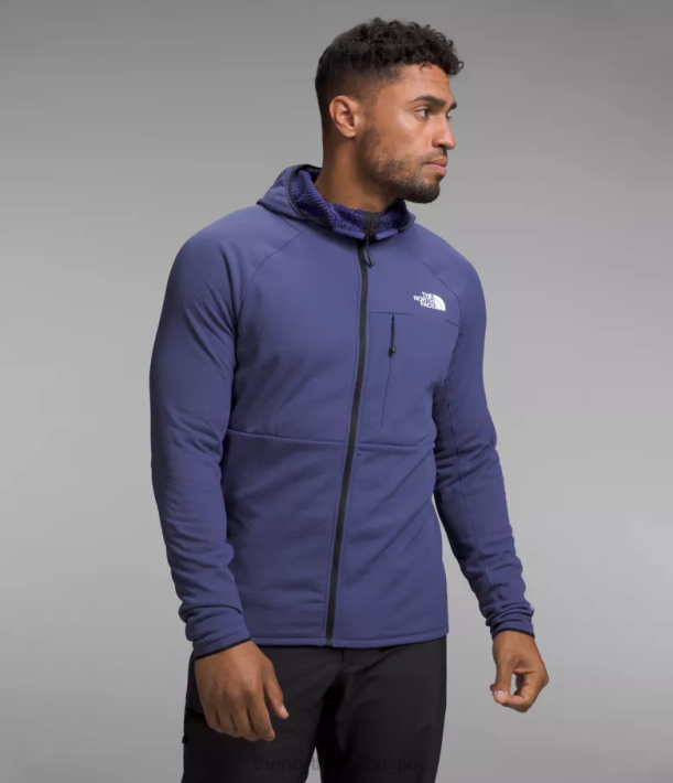 kleding 280T405 grot blauw Summit-serie futurefleece hoodie met volledige ritssluiting Heren The North Face