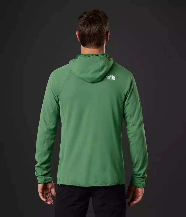 kleding 280T407 diep grasgroen Summit-serie futurefleece hoodie met volledige ritssluiting Heren The North Face