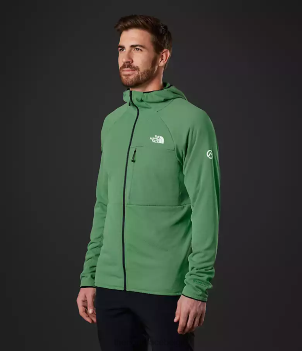 kleding 280T407 diep grasgroen Summit-serie futurefleece hoodie met volledige ritssluiting Heren The North Face