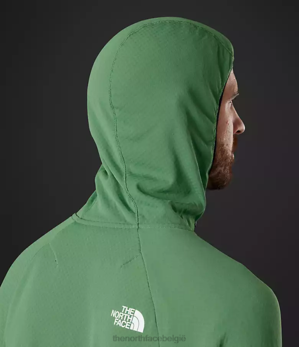kleding 280T407 diep grasgroen Summit-serie futurefleece hoodie met volledige ritssluiting Heren The North Face