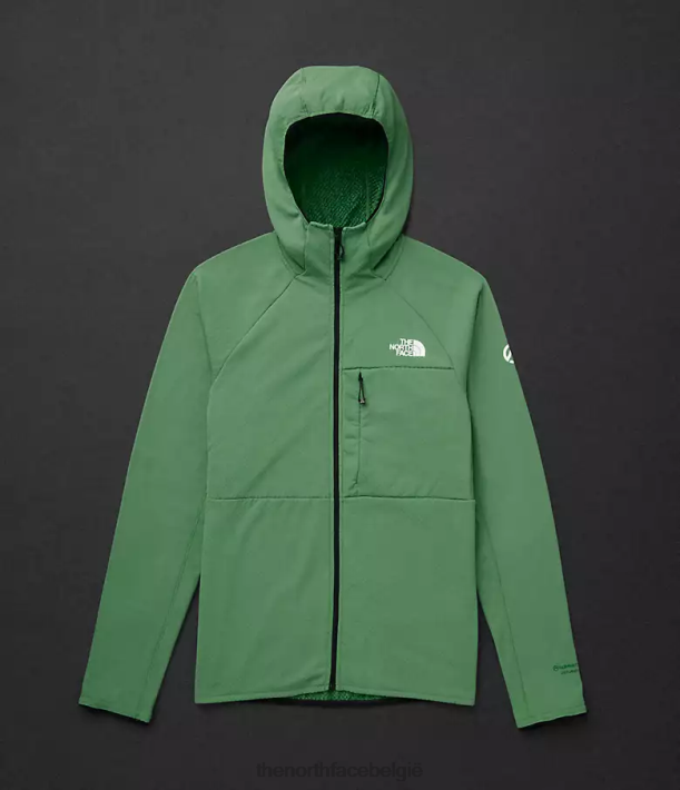 kleding 280T407 diep grasgroen Summit-serie futurefleece hoodie met volledige ritssluiting Heren The North Face