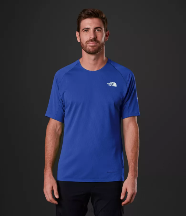 kleding 280T956 tnf blauw Summit-serie crevasse-T-shirt met korte mouwen Heren The North Face
