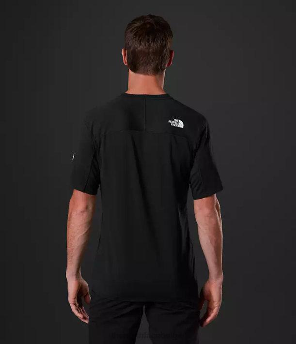kleding 280T957 tn zwart Summit-serie crevasse-T-shirt met korte mouwen Heren The North Face