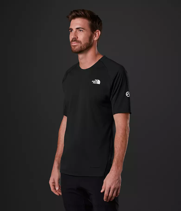 kleding 280T957 tn zwart Summit-serie crevasse-T-shirt met korte mouwen Heren The North Face