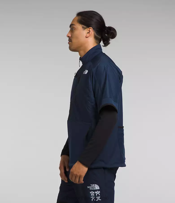 kleding 280T606 top marine/tnf zwart Trailwear winterwarm overshirt Heren The North Face