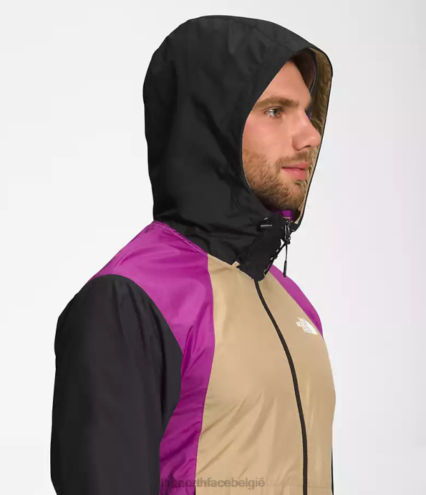 kleding 280T100 kaki steen/paarse cactusbloem/tnf zwart hydrenaline jas 2000 Heren The North Face