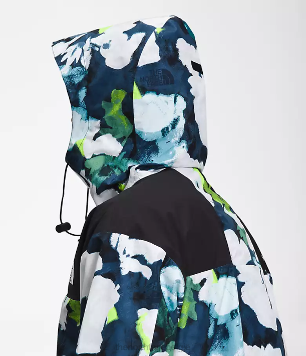 kleding 280T1293 smt marineblauwe abstracte bloemenprint 86 retro bergjas Heren The North Face