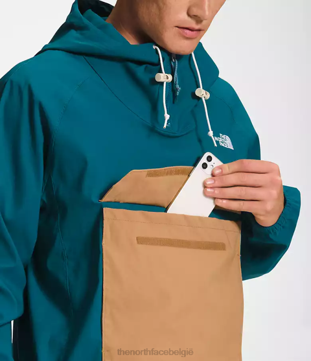 kleding 280T594 blauw koraal/utiliteitsbruin klasse v trui Heren The North Face