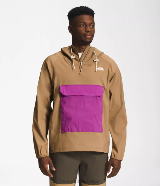 kleding 280T595 praktische bruin/paarse cactusbloem klasse v trui Heren The North Face