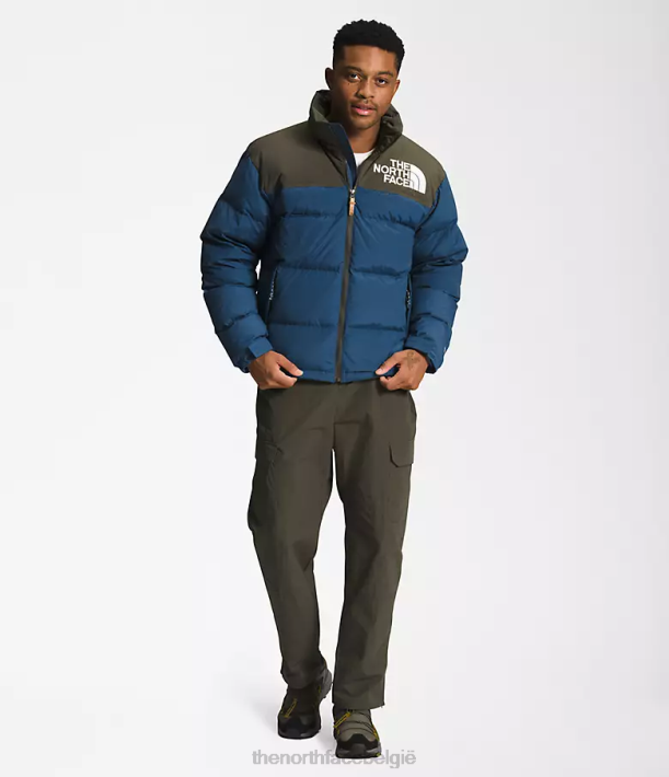 kleding 280T826 schaduwblauw/nieuw taupegroen 92 low-fi hi-tek-nuptse Heren The North Face
