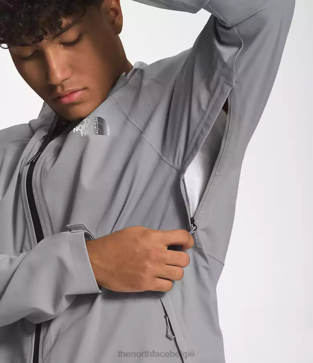 kleding 280T871 grijs samenvoegen stretchjack van valle vista Heren The North Face