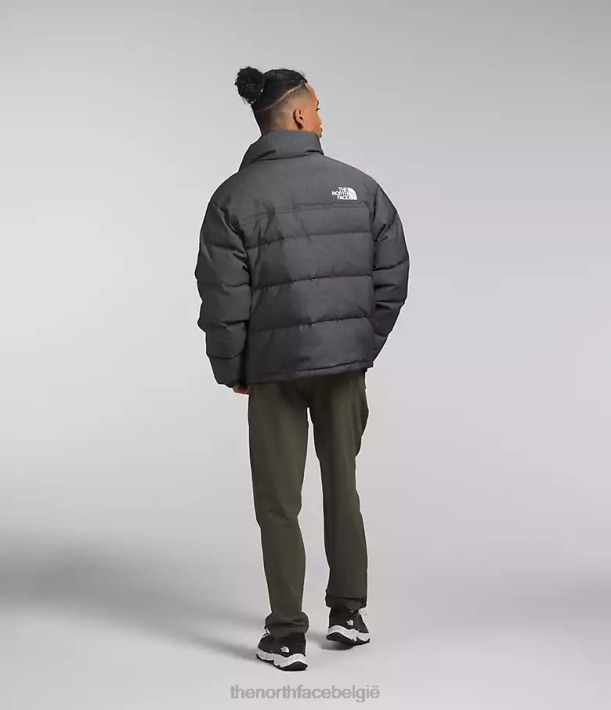 kleding 280T1204 tnf zwarte denim 92 omkeerbaar nuptse jasje Heren The North Face