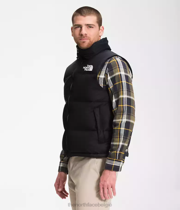 kleding 280T288 gerecycled tnf zwart Retro nuptse-vest uit 1996 Heren The North Face
