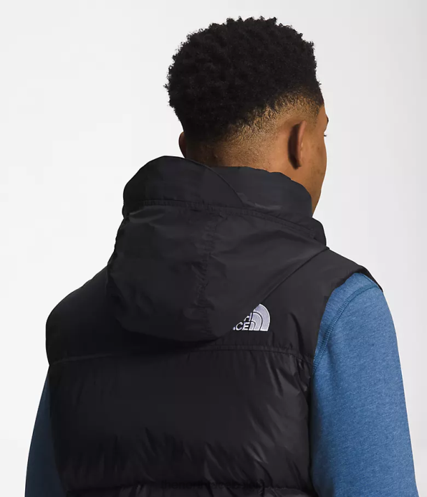 kleding 280T288 gerecycled tnf zwart Retro nuptse-vest uit 1996 Heren The North Face