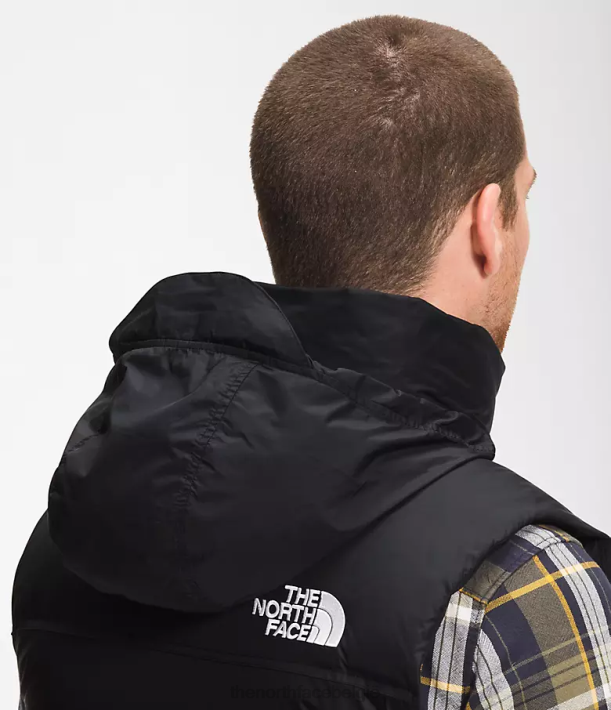 kleding 280T288 gerecycled tnf zwart Retro nuptse-vest uit 1996 Heren The North Face