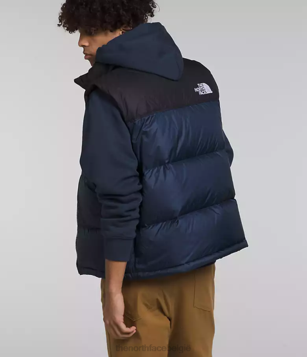 kleding 280T292 top marine/tnf zwart Retro nuptse-vest uit 1996 Heren The North Face