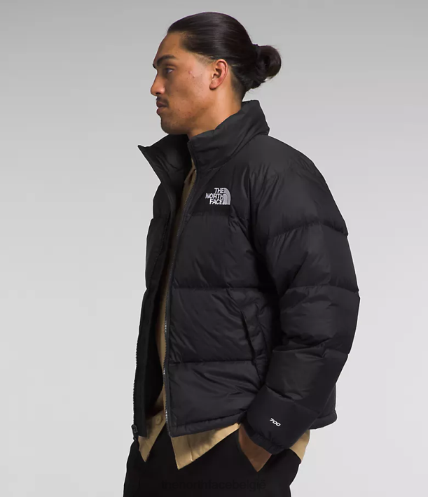 kleding 280T468 gerecycled tnf zwart Retro nuptse jasje uit 1996 Heren The North Face