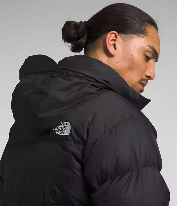 kleding 280T468 gerecycled tnf zwart Retro nuptse jasje uit 1996 Heren The North Face