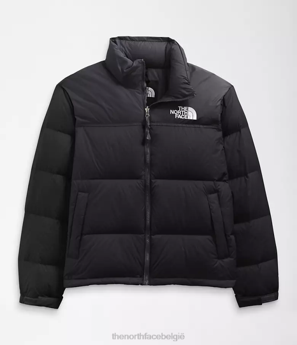kleding 280T468 gerecycled tnf zwart Retro nuptse jasje uit 1996 Heren The North Face