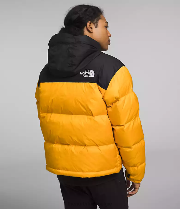 kleding 280T472 top goud/tnf zwart Retro nuptse jasje uit 1996 Heren The North Face