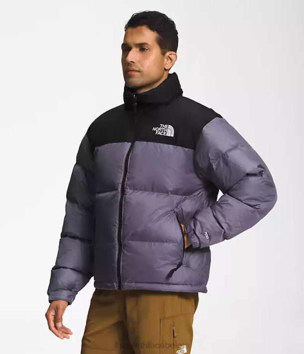kleding 280T474 maanleisteen/tnf zwart Retro nuptse jasje uit 1996 Heren The North Face