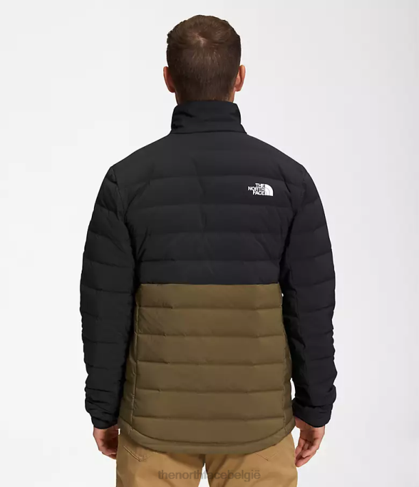 kleding 280T648 tnf zwart/militair olijfgroen Belleview stretch donsjack Heren The North Face