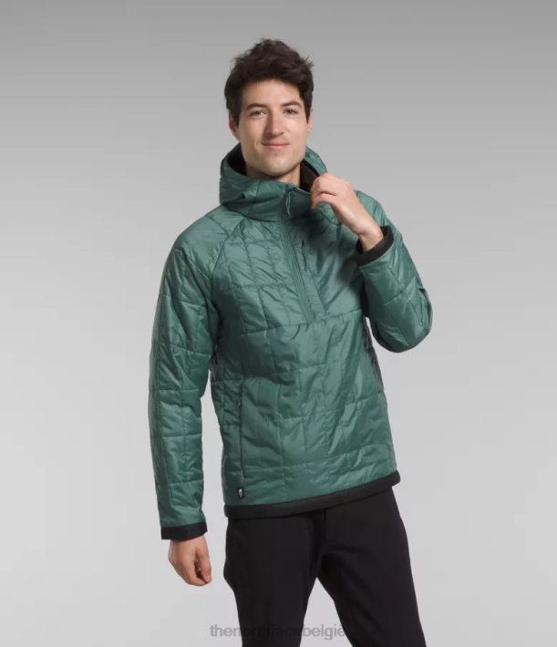 kleding 280T767 donker salie/tnf zwart circaloft-rits trui Heren The North Face