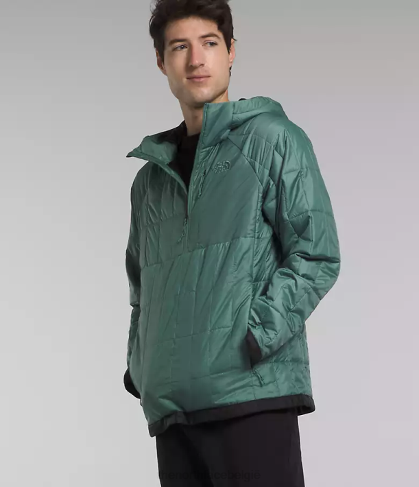 kleding 280T767 donker salie/tnf zwart circaloft-rits trui Heren The North Face